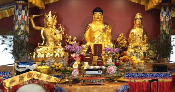 The Buddha Hall, The Holy Vajrasana Temple & Retreat Center, Xuanfa Utah Dharma Center, Zhaxi Zhuoma Rinpoche,